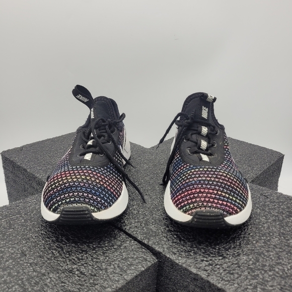 Nike Kid's Ashin Modern SE GS 4Y Shoes AO2129 002 Black/White-Racer Pink - Picture 2 of 12